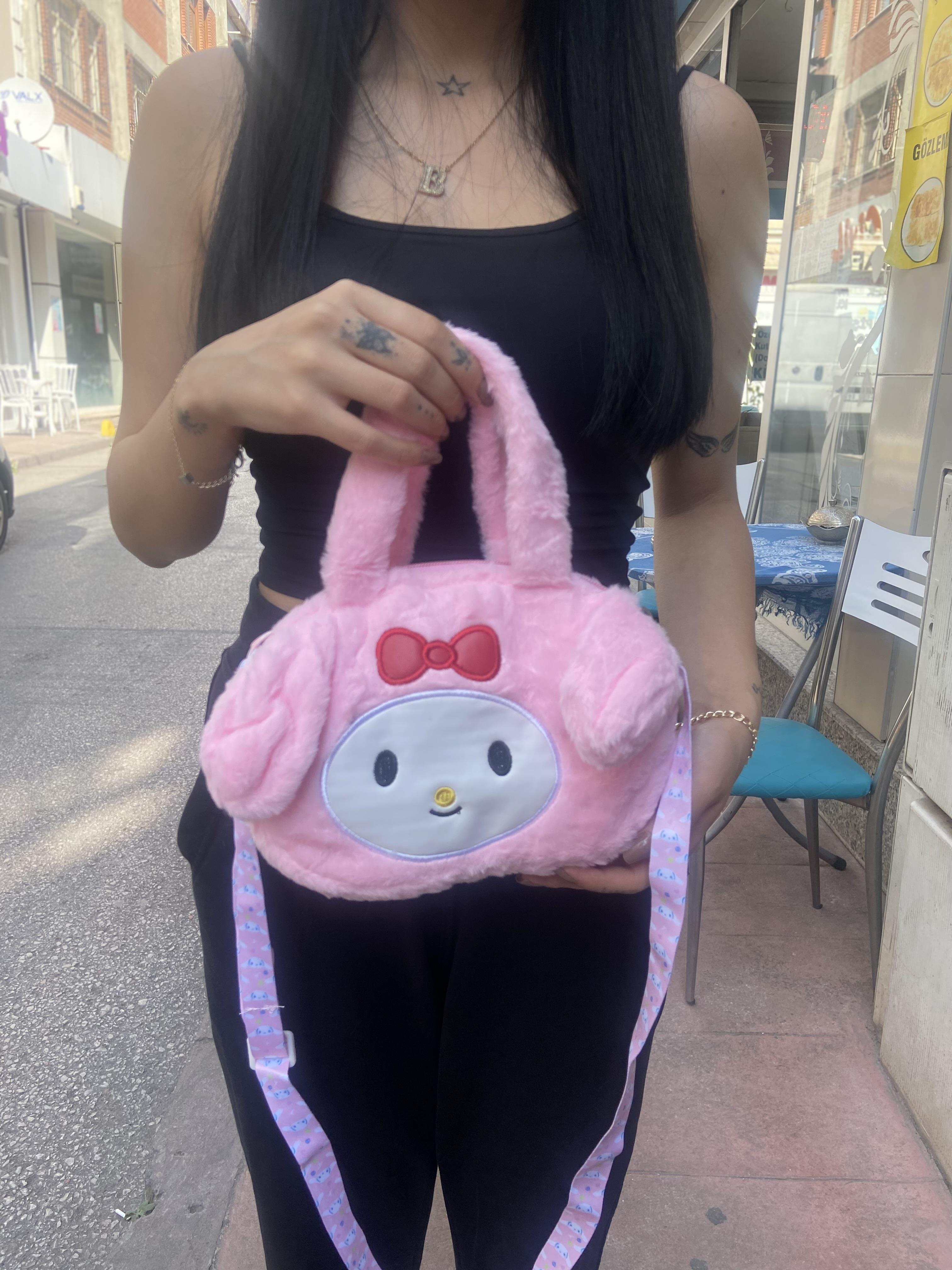 My Melody El Omuz Çantası Peluş  Pembe