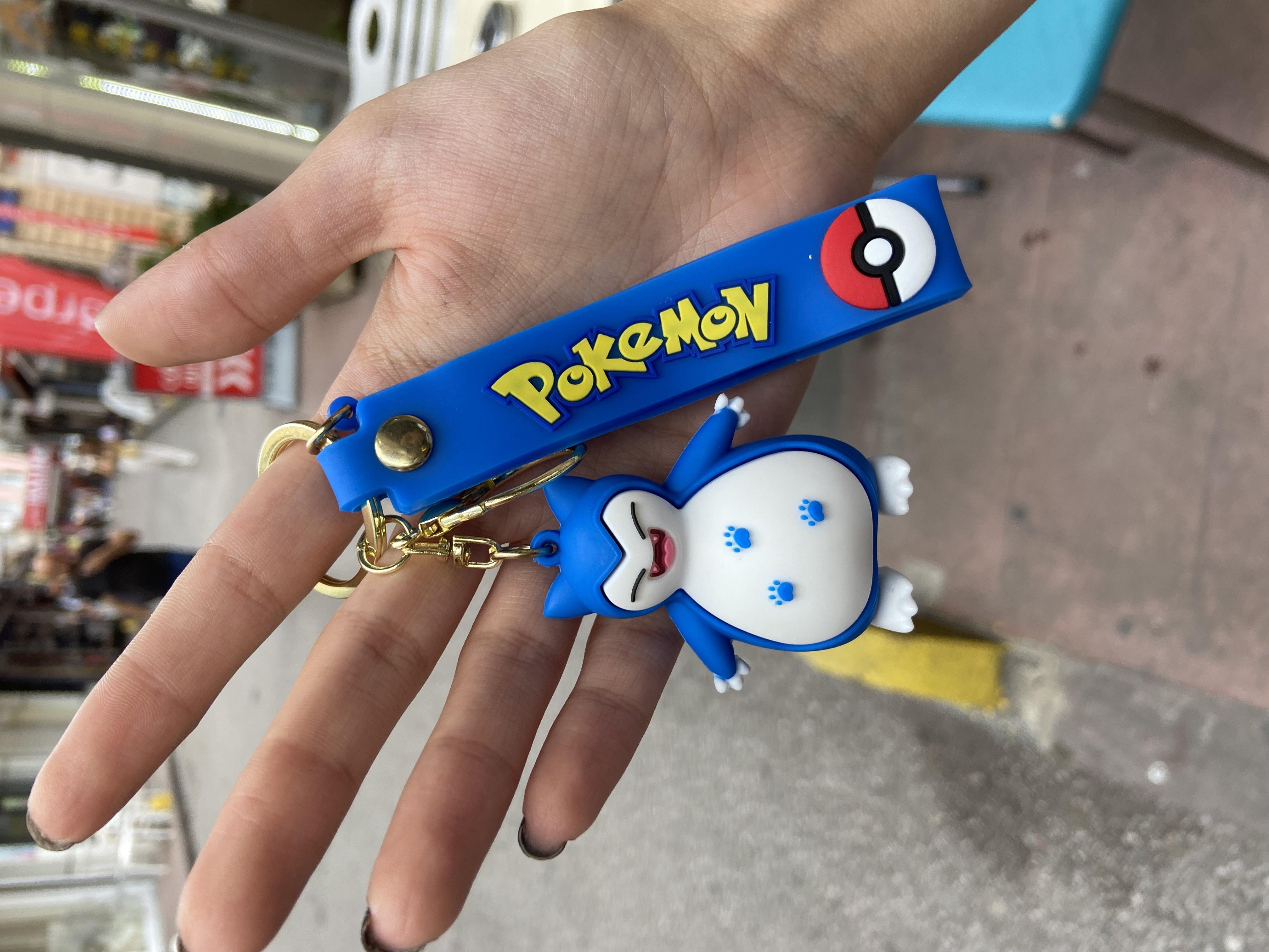 Pokemon Karakterler Silikon Anahtarlık