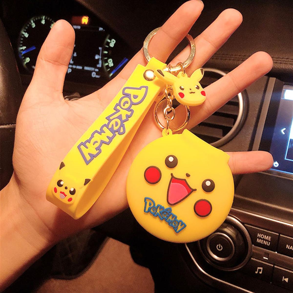 Pokemon Picakhu Ayna Anahtarlık Çanta Aksesuarı 