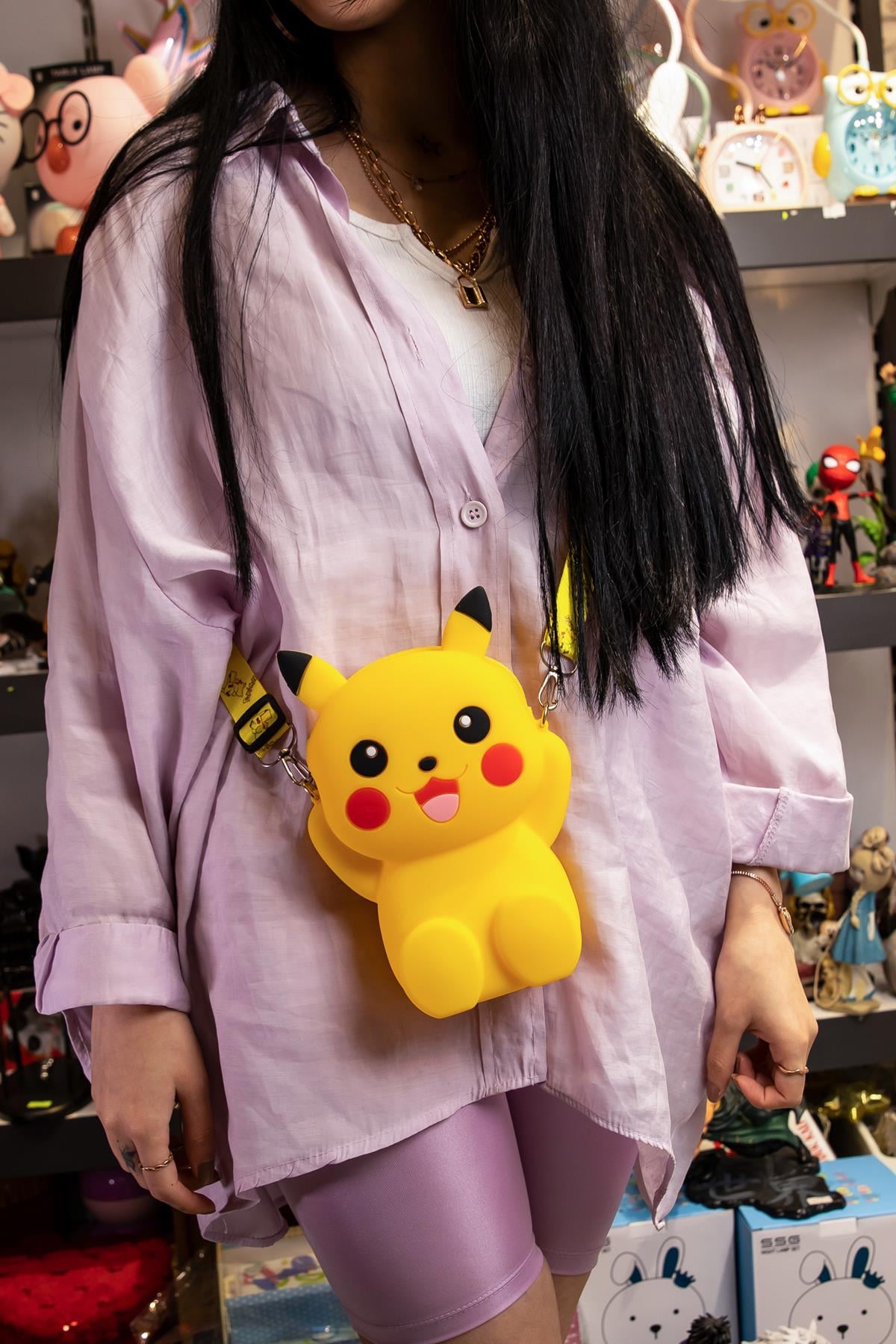 Pokemon Silikon Omuz Çantası 