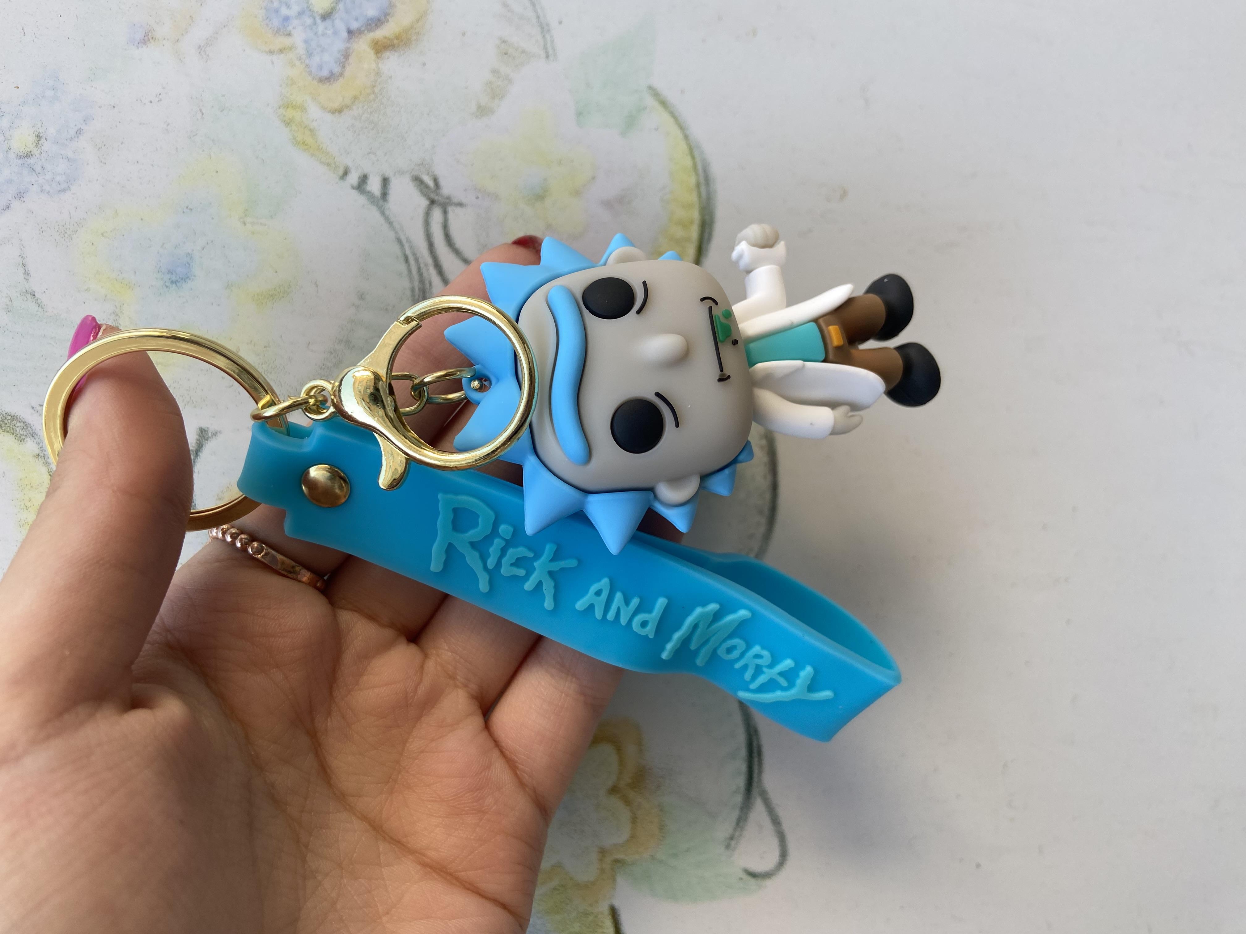 Rick And Morty Silikon Anahtarlık