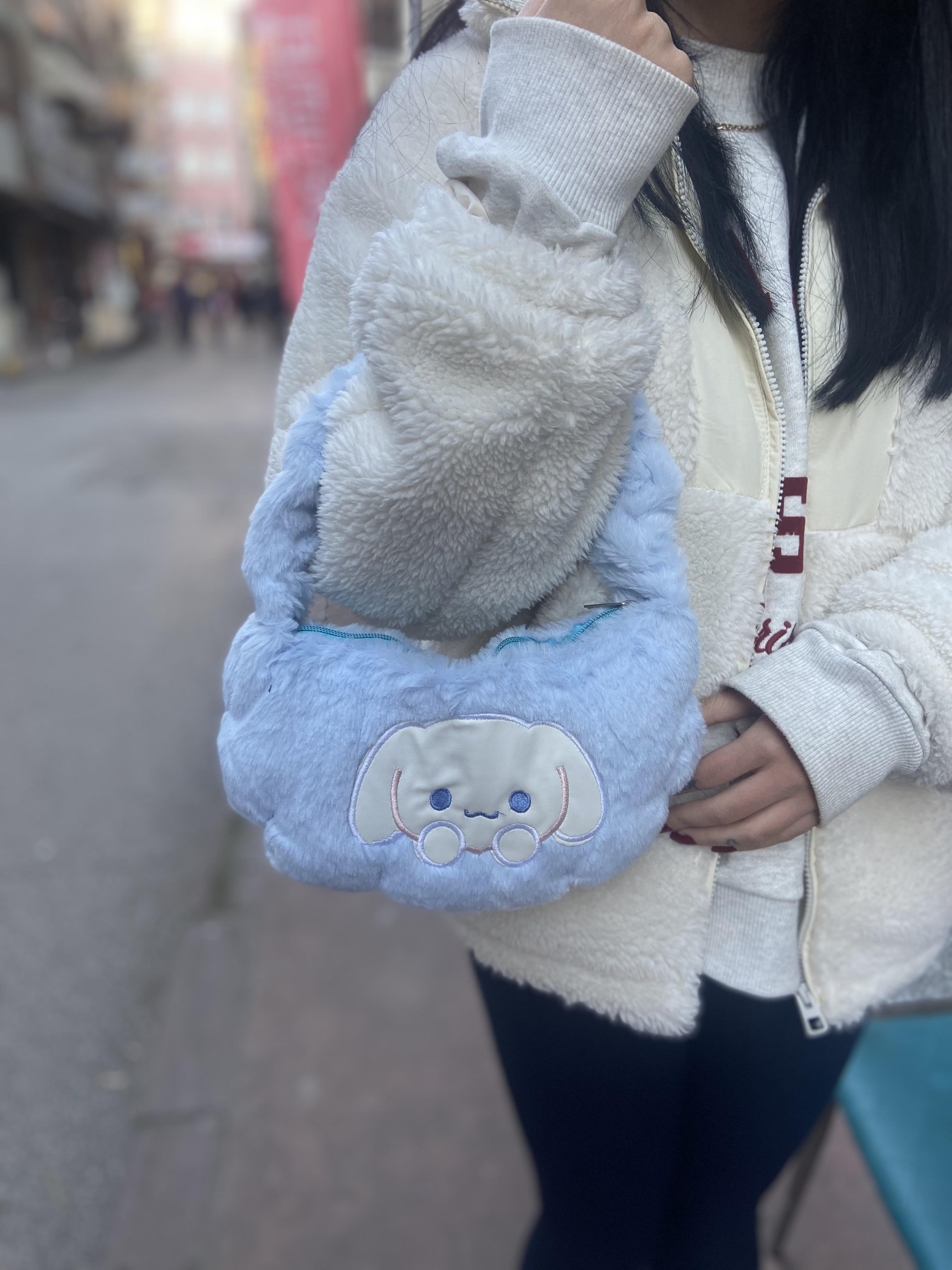 Sanrio  Cinnamaroll  Peluş  El Çantası  Fermuarlı