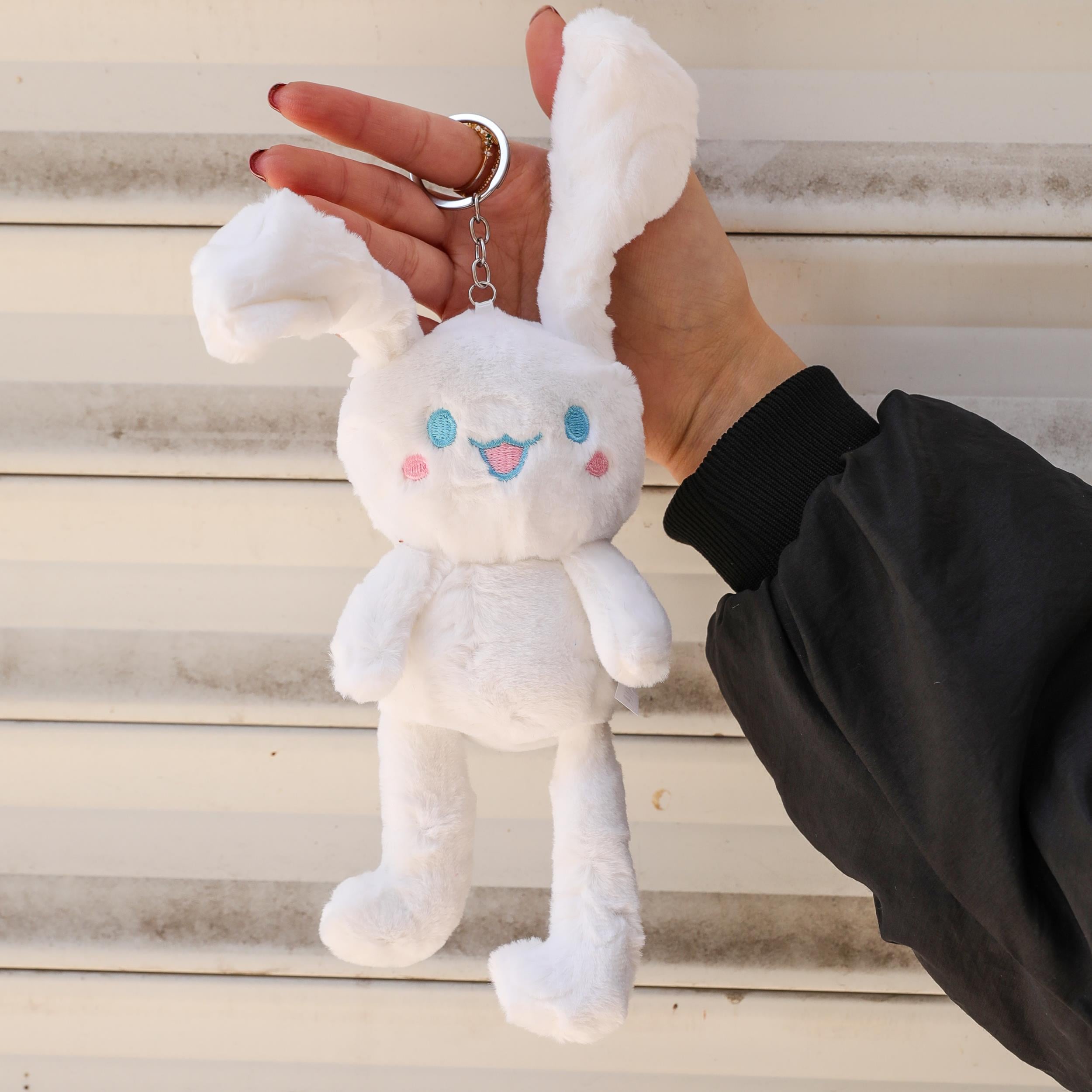 Sanrio Cinnamoroll Uzayan Kulaklı Peluş Anahtarlık