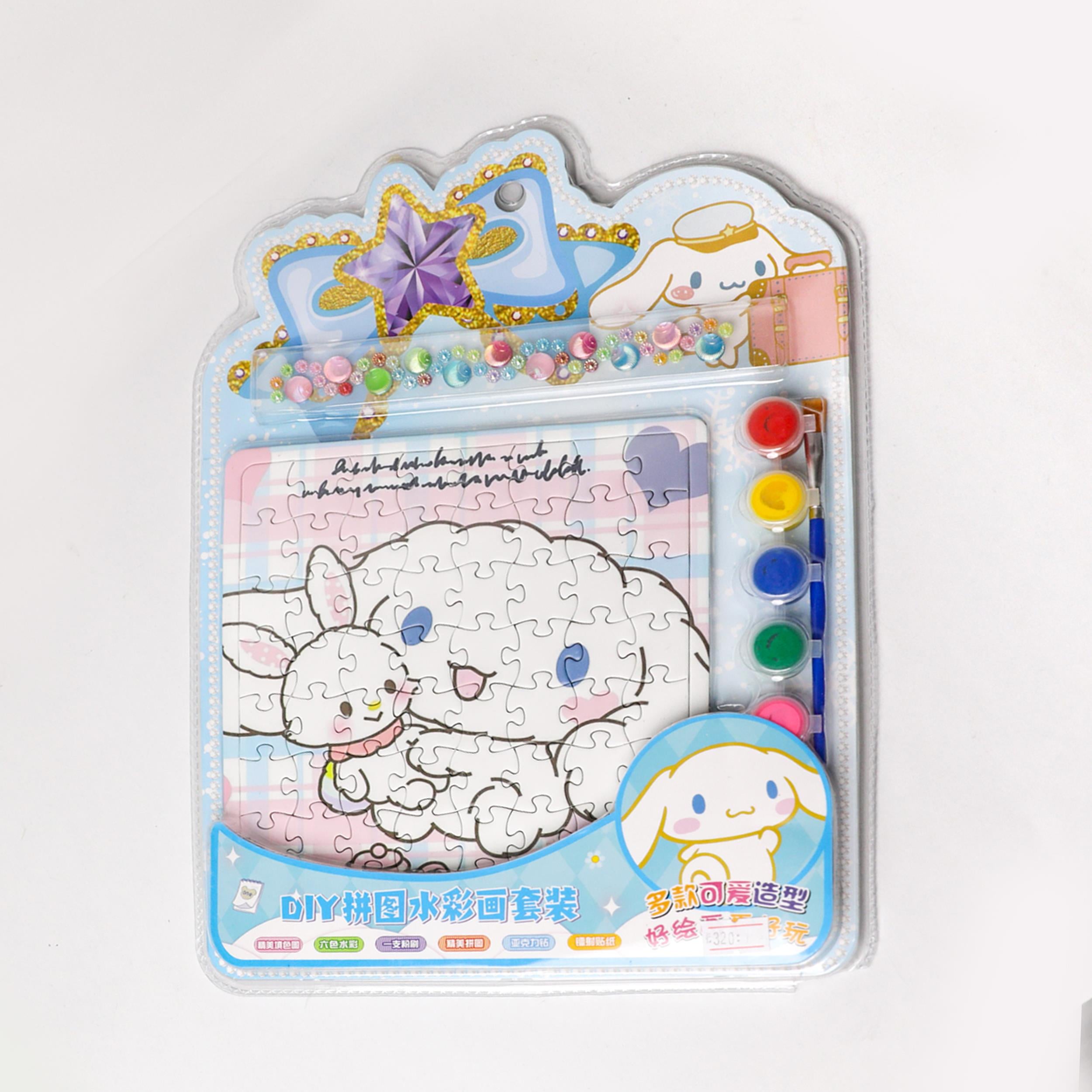 Sanrio Cinnmaroll Boyama Setli Yapboz Oyun