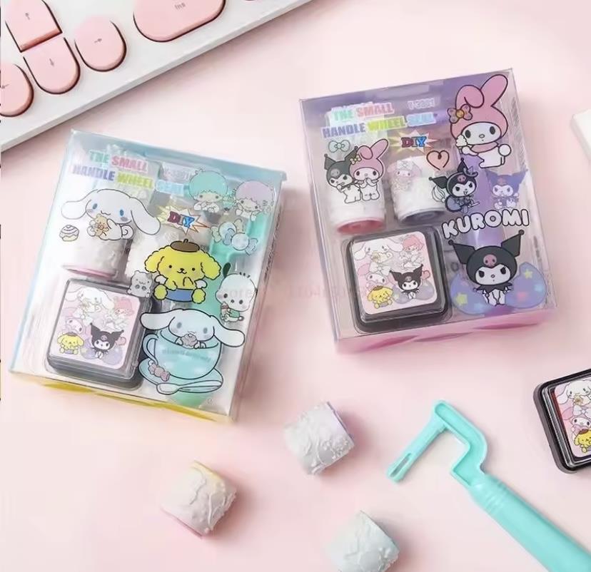 Sanrio Karakterleri Kuromi  ve  Arkadaşları Little Twins Star Damga Mühür