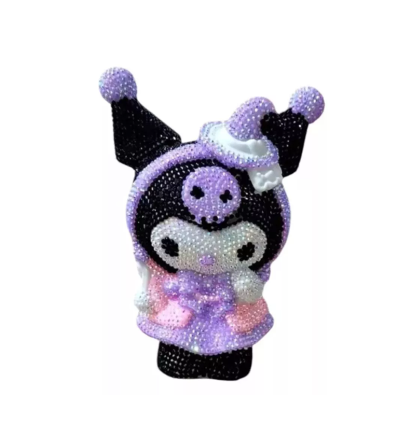 Sanrio Kuromi  3D Kendin Yap Diy Elmas Mozaik Yapıştırma Figür Kumbara