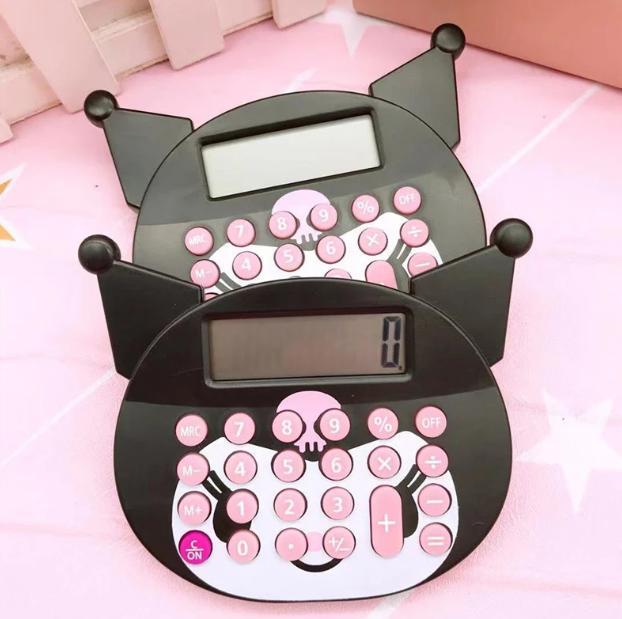 Sanrio Kuromi  Hesap Makinesi Siyah