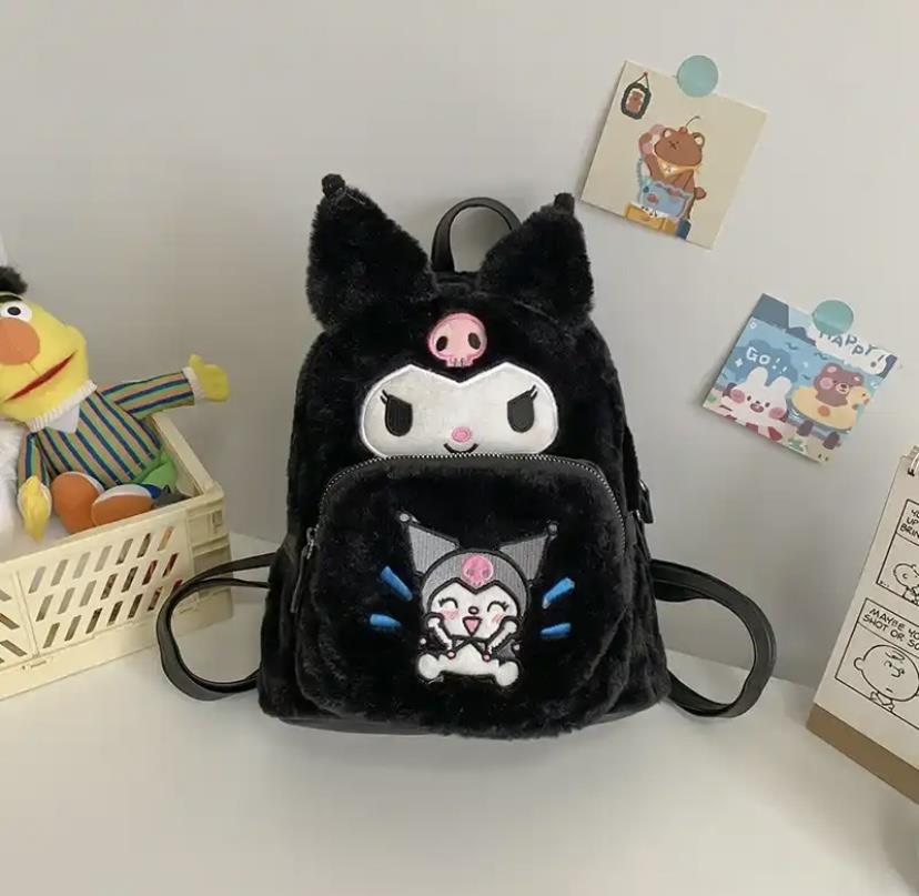 Sanrio Kuromi Peluş Sırt Çantası 
