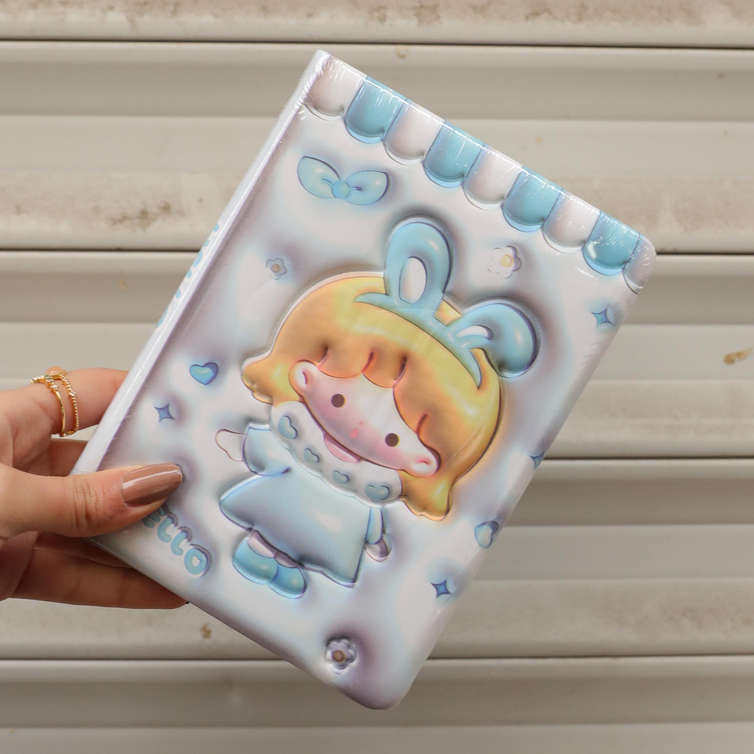 Sevimli Kız Yumuşak Defter Hatıra Defteri