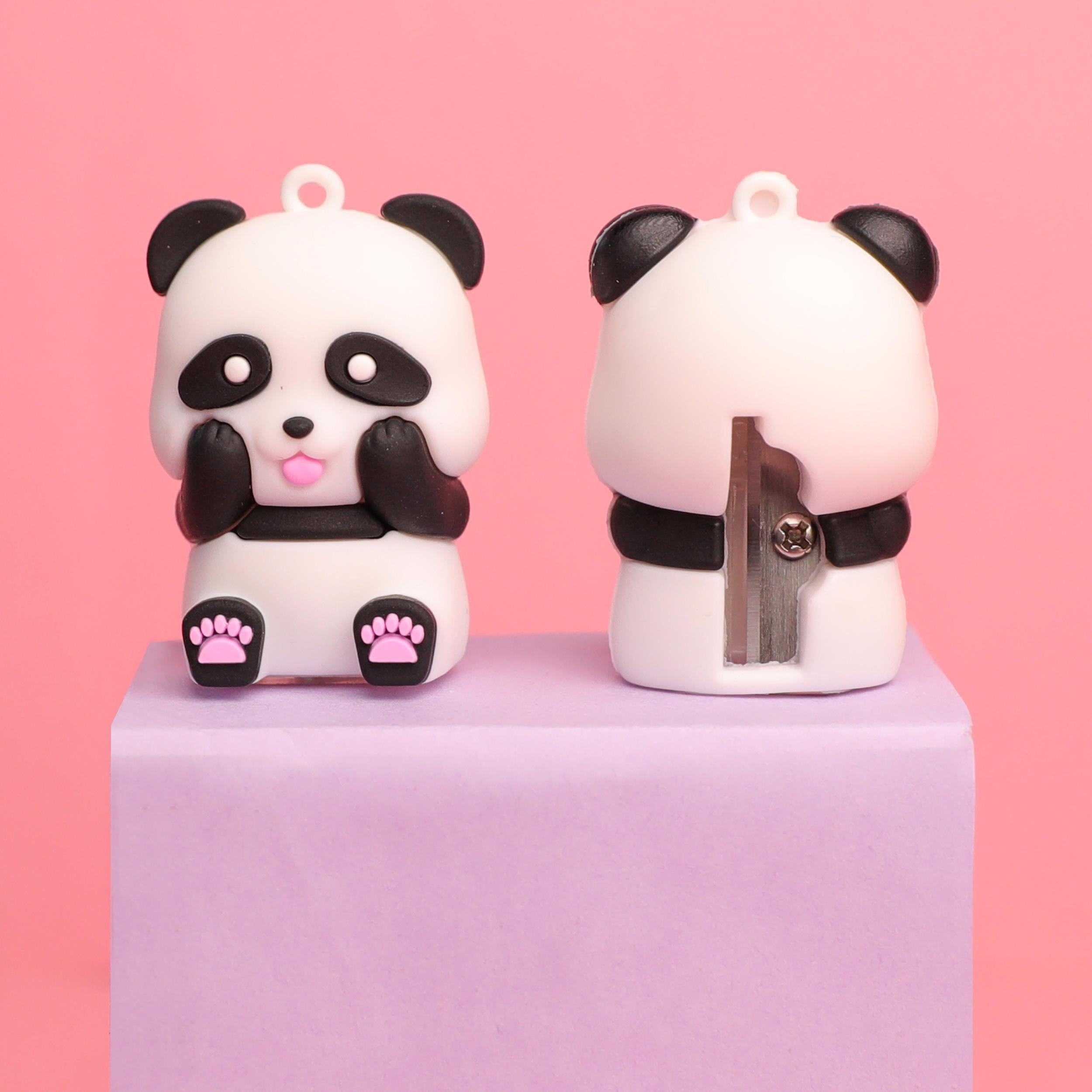 Sevimli Panda Silgi Kalemtraş