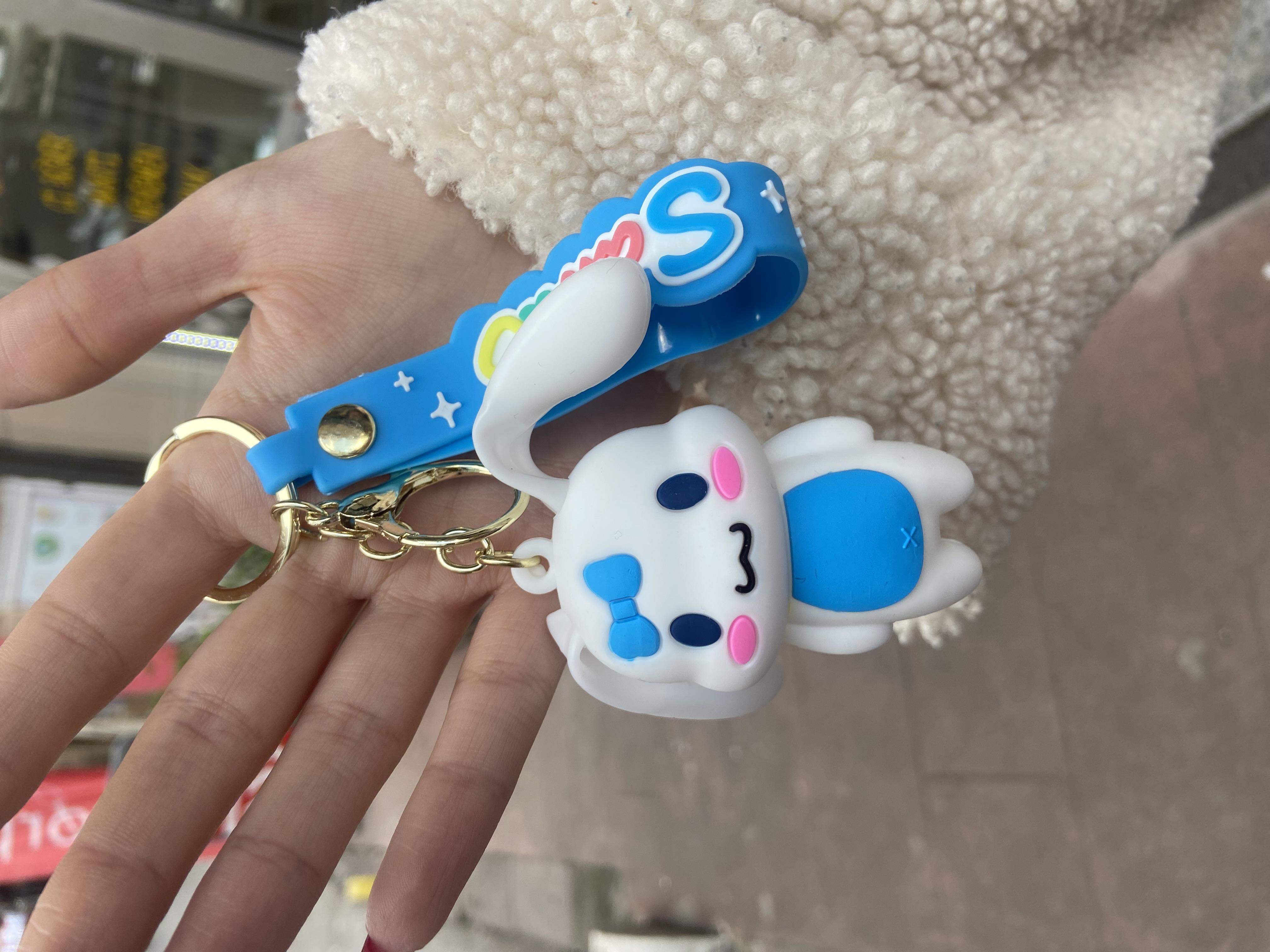 Sevimli Sanrio  Cinnamaroll  Kulakları  Hareketli Anahtarlık