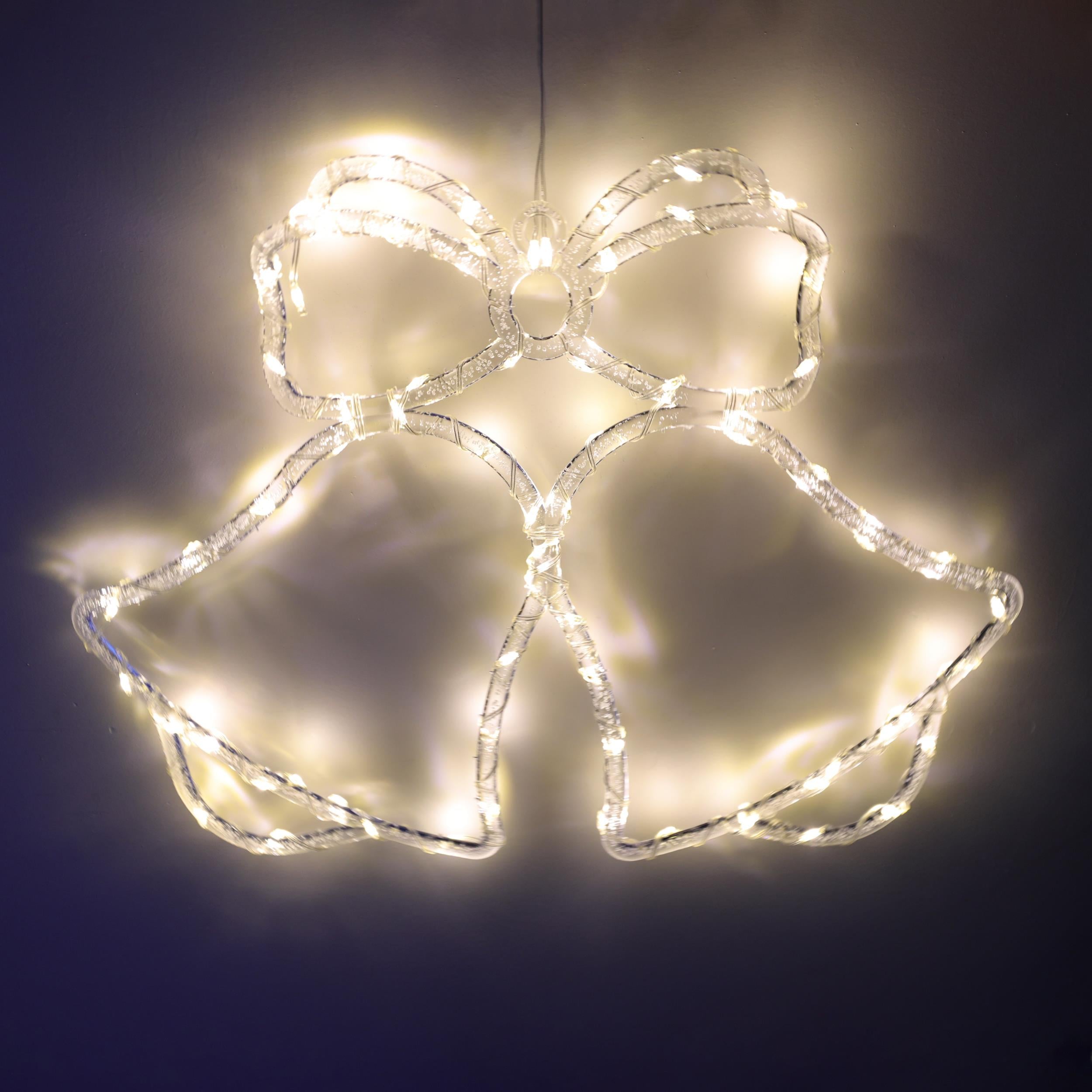 YILBAŞI Çan  Fişli Led  Işık 40  cm