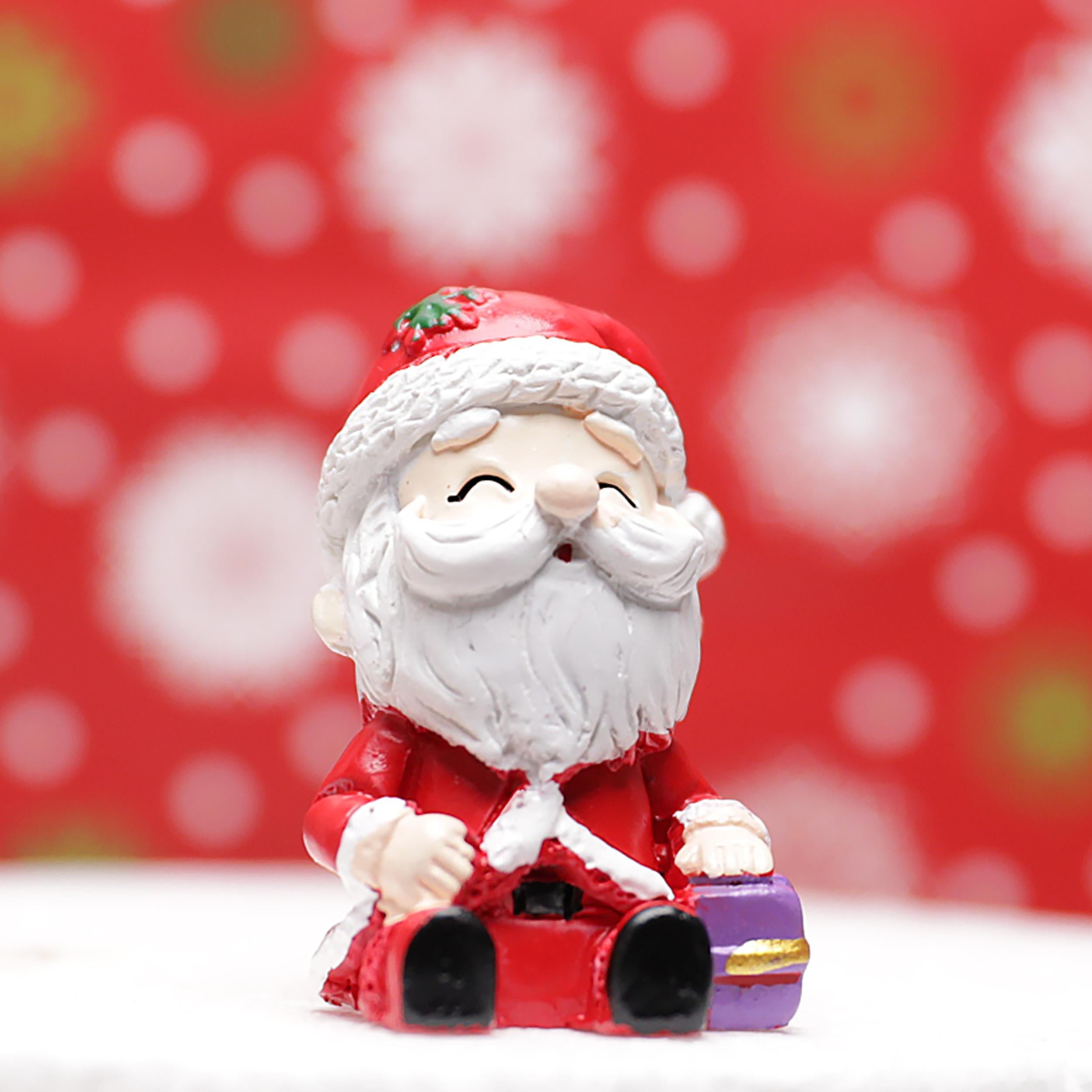 Yılbaşı  Noel Baba Mini  Figür  1  ADET  6  CM