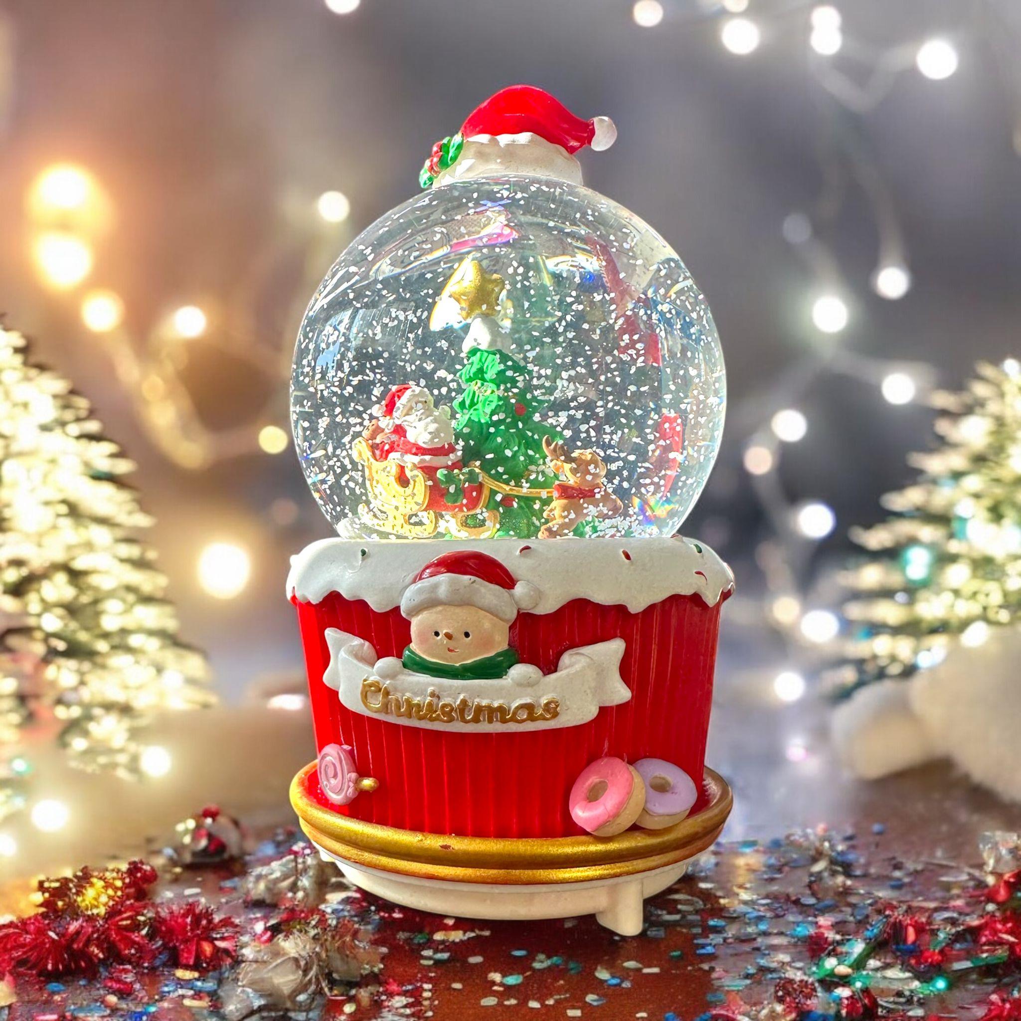 Yılbaşı Tasarımlı Kar Küresi Noel BABA