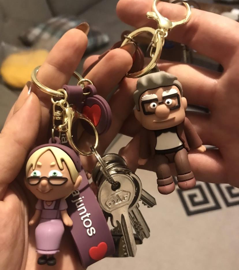 Yukarı Bak (Carl And Ellie )Anahtarlık ve Çanta Süsü