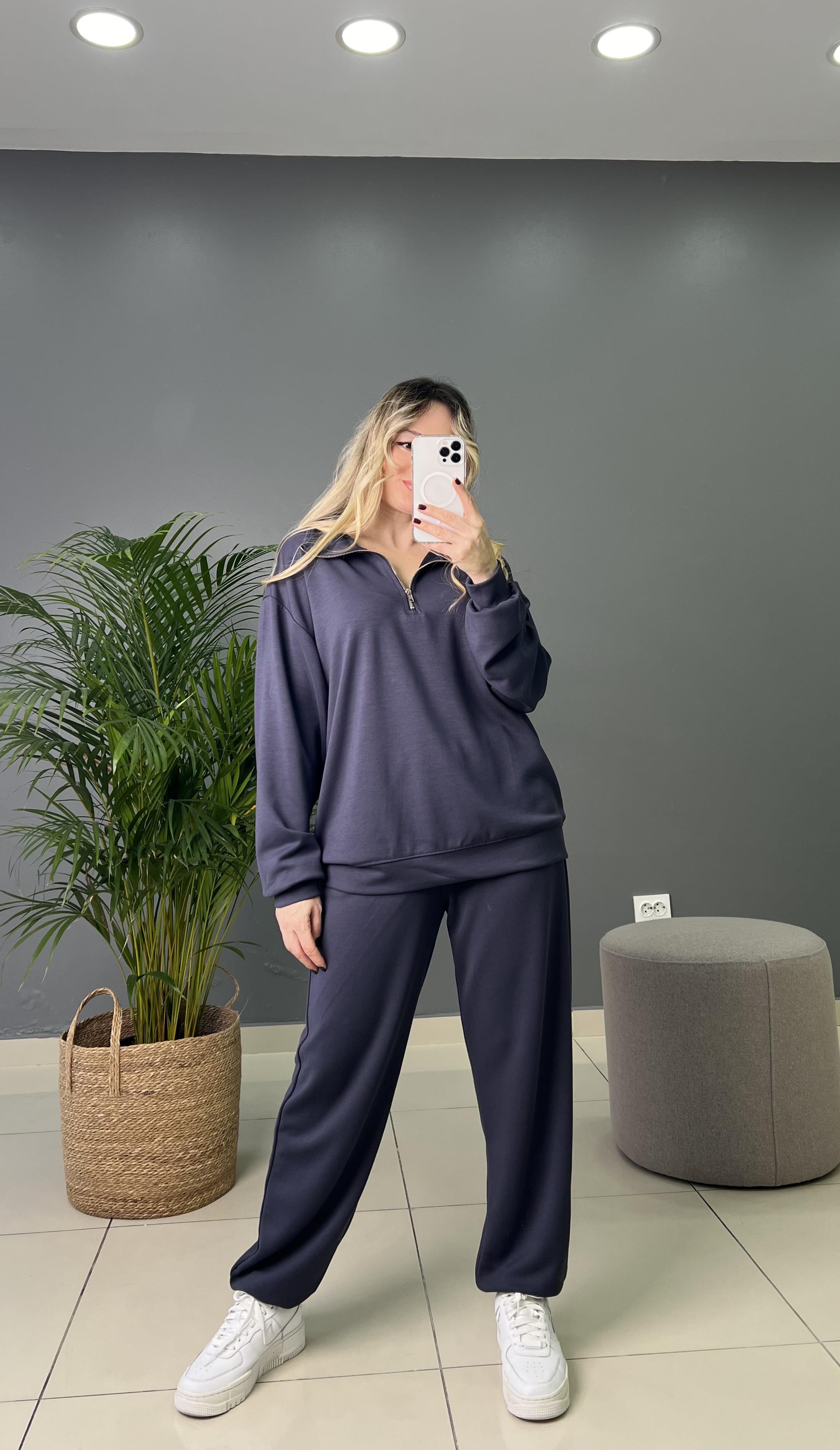 Füme Modal Kumaş Eşofman Takımı 