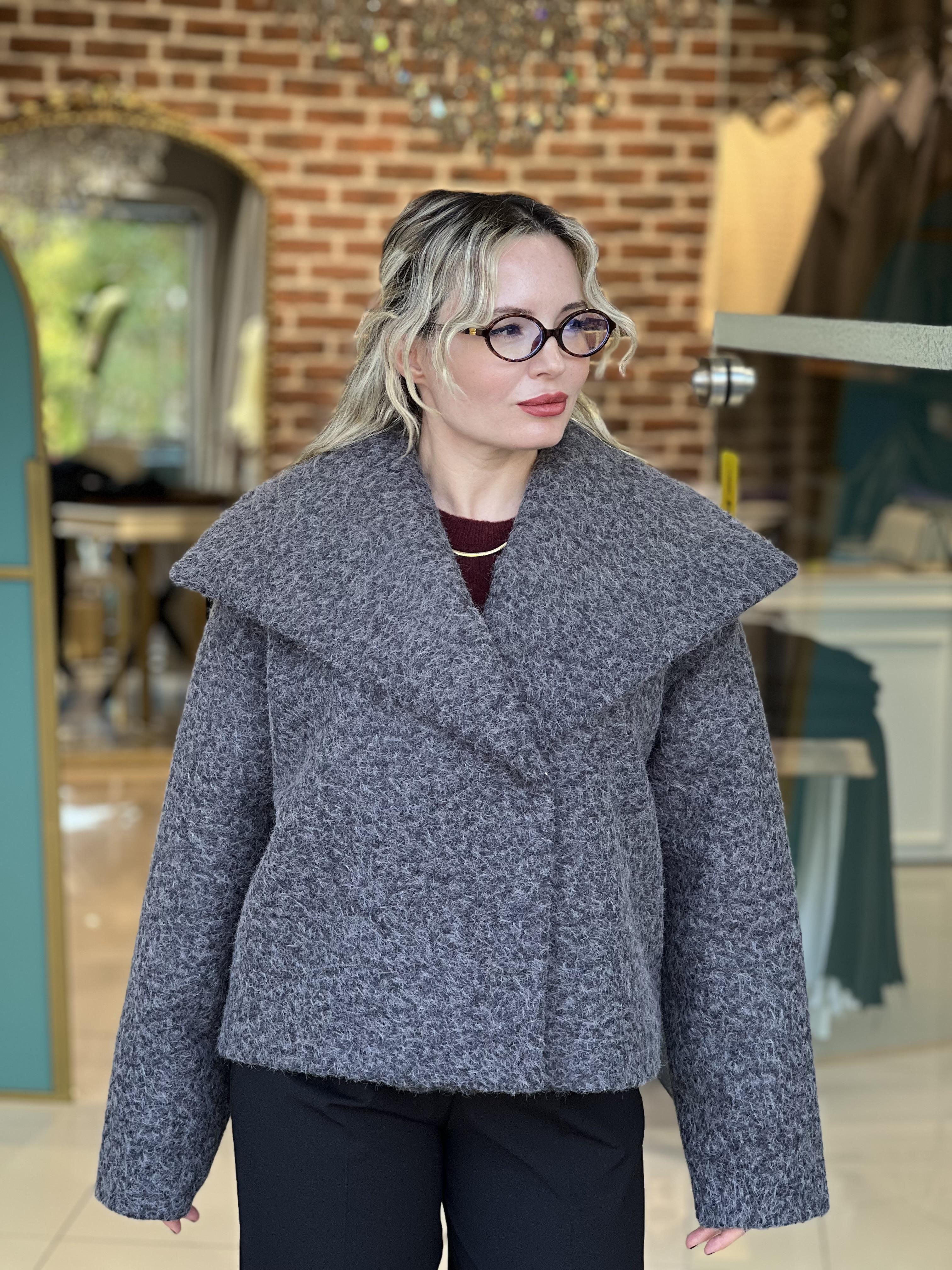 Malmö Kıvırcık Gri Ceket