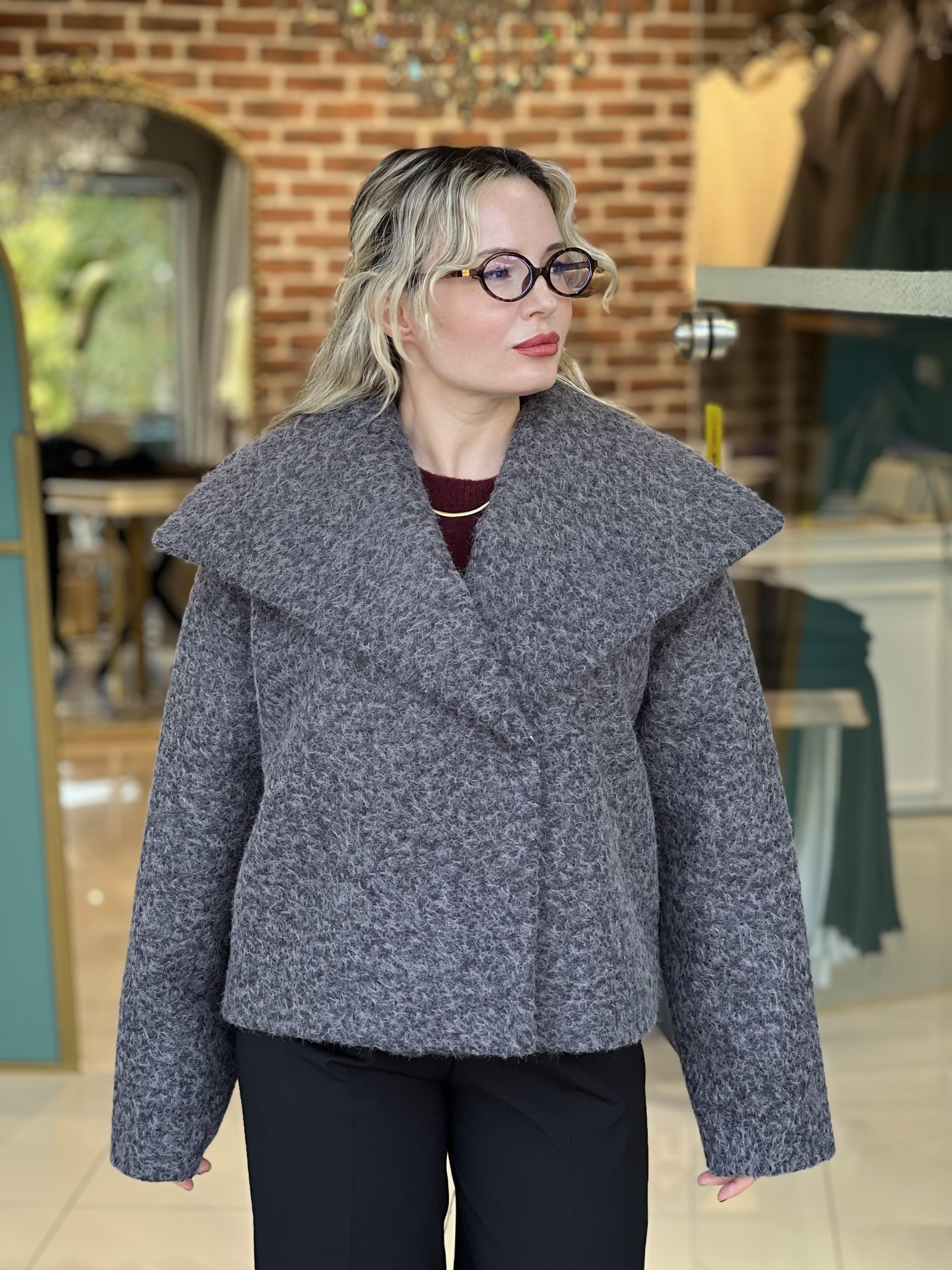 Malmö Kıvırcık Gri Ceket