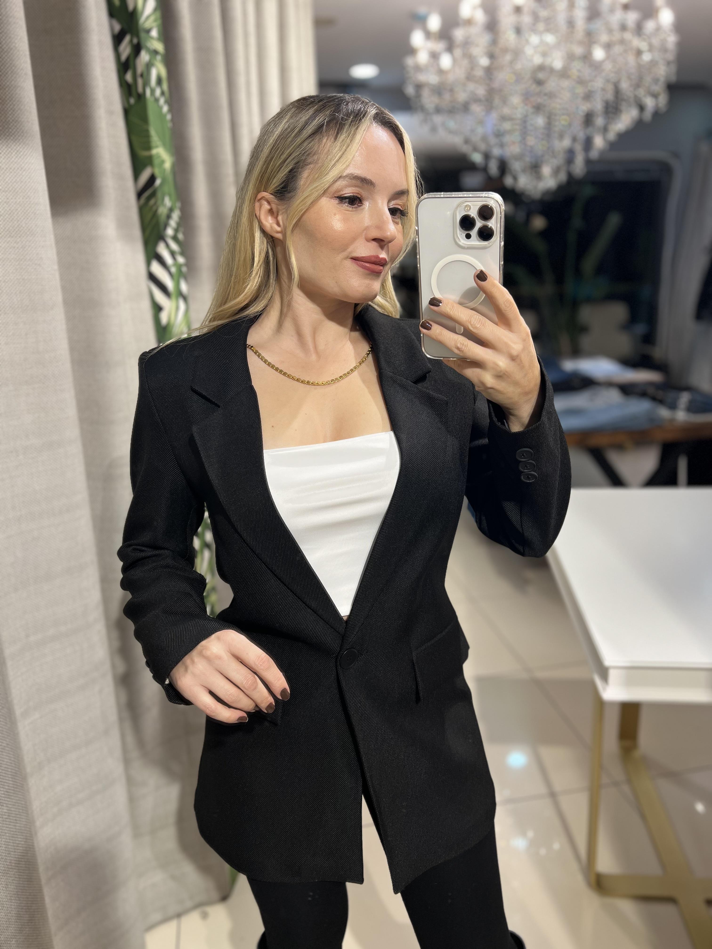 Siyah Blazer Ceket
