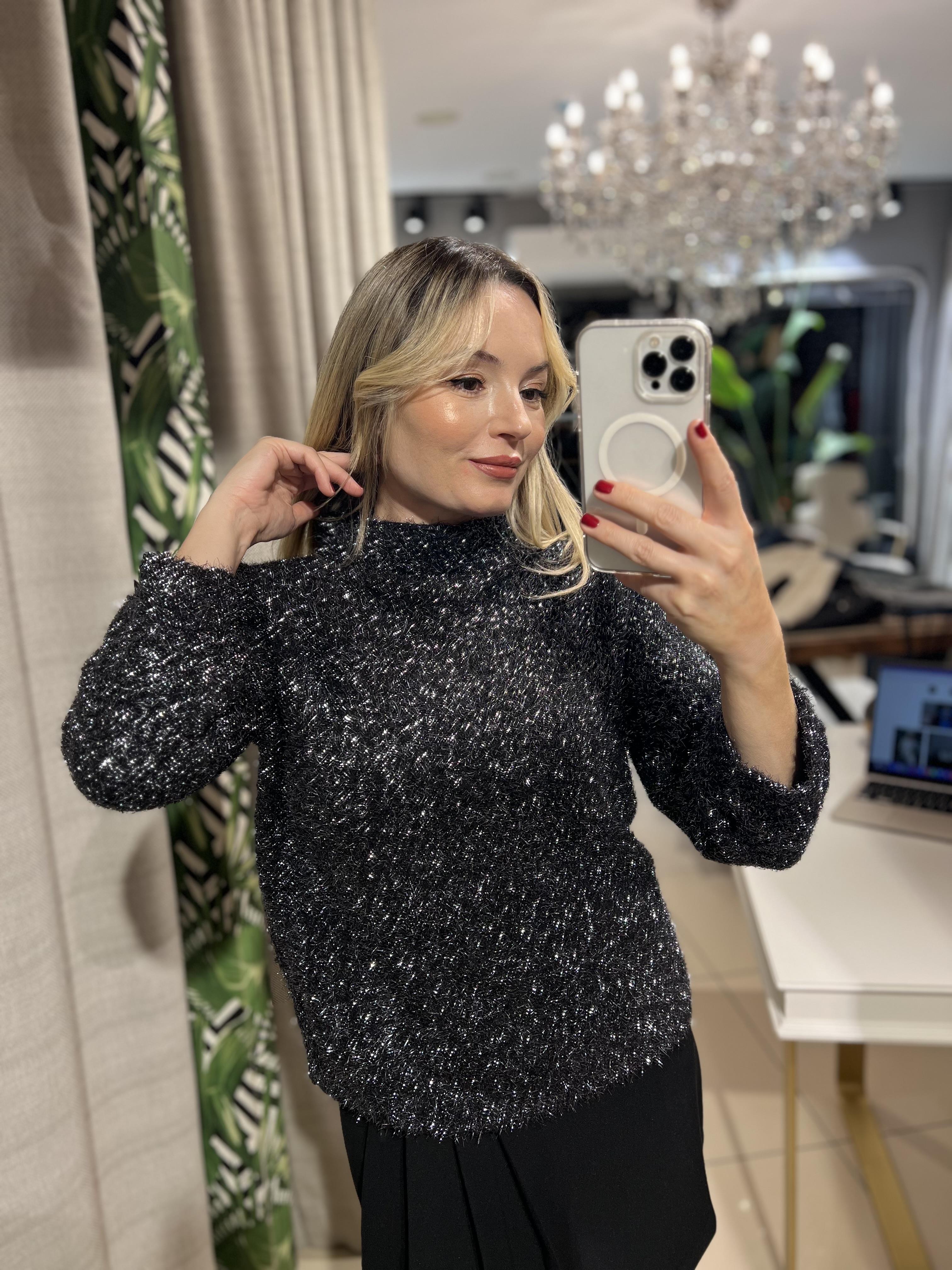 Yumuşak Dokulu Simli Kazak