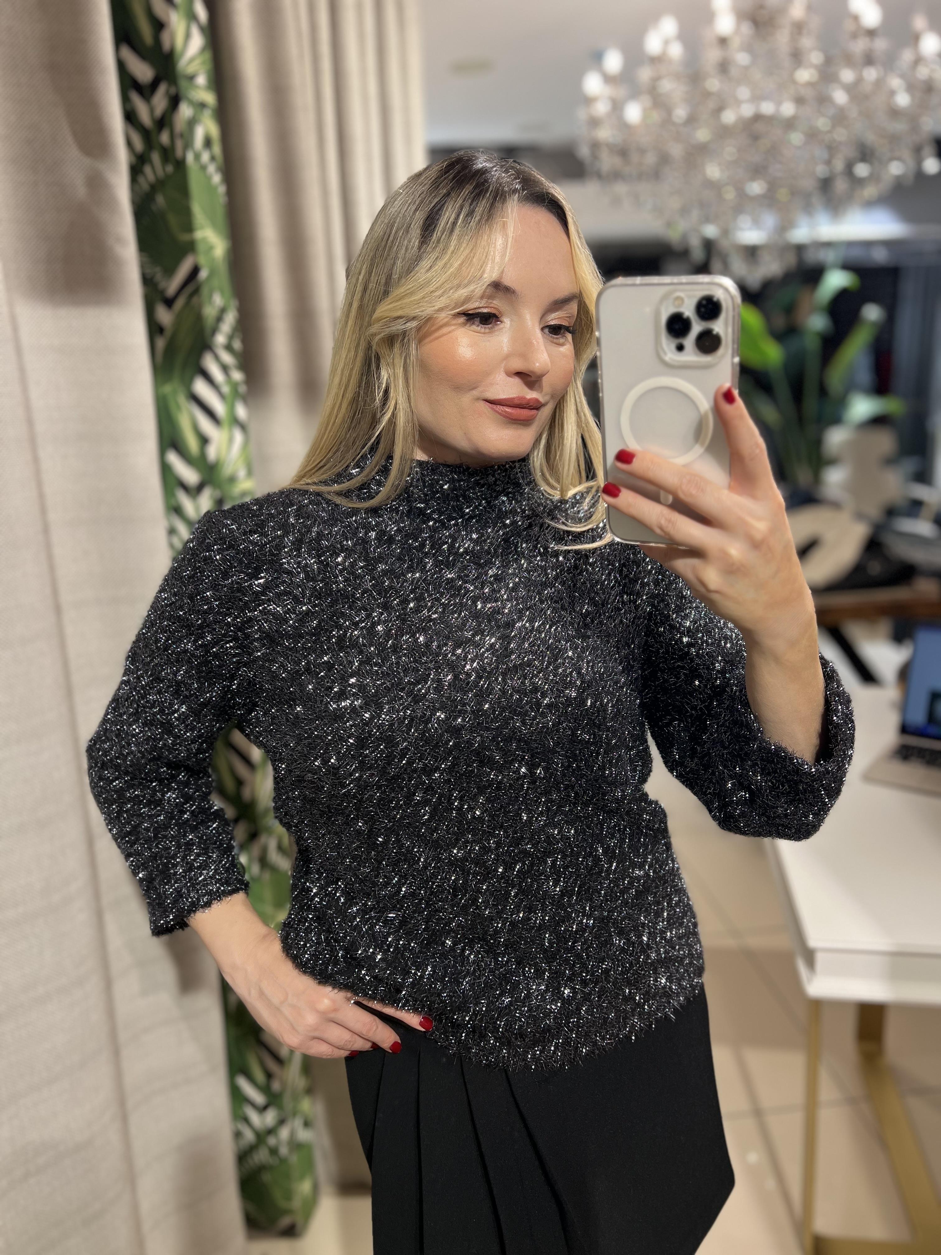 Yumuşak Dokulu Simli Kazak