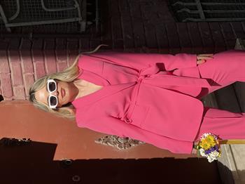 Belden Kuşaklı Takım Elbise