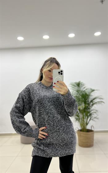 Buklet Bisiklet Yaka Triko kazak