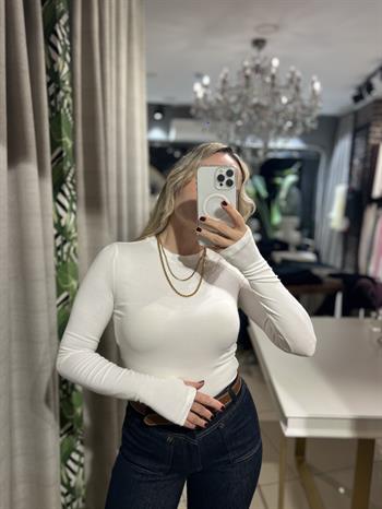 Ekru Likralı Basic Body