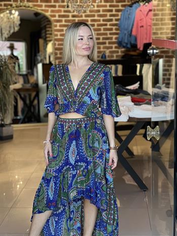 İpek Saten Kumaş İkili Takım