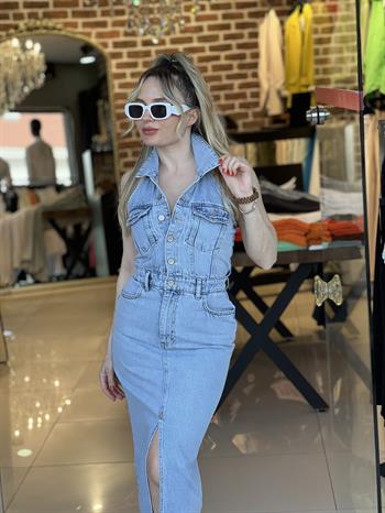 Denim Elbise