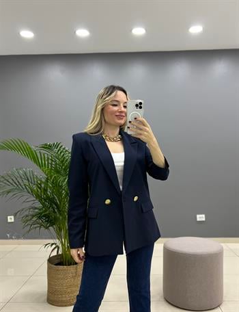 Lacivert Blazer Ceket