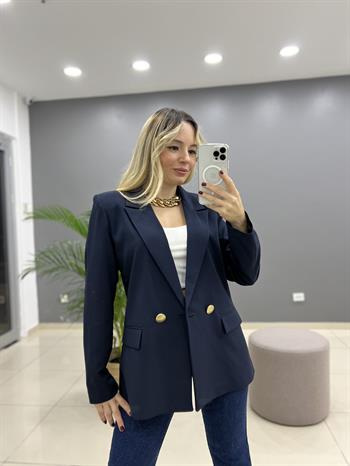 Lacivert Blazer Ceket