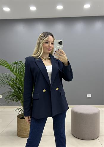 Lacivert Blazer Ceket