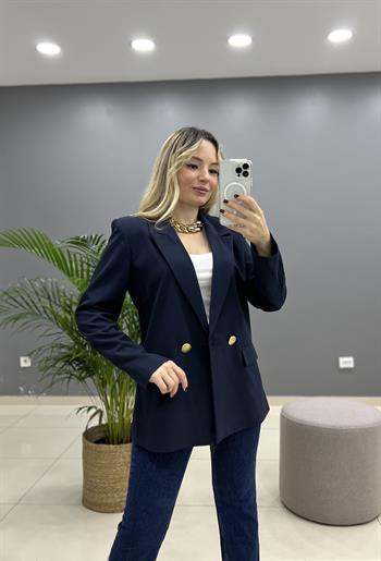 Lacivert Blazer Ceket