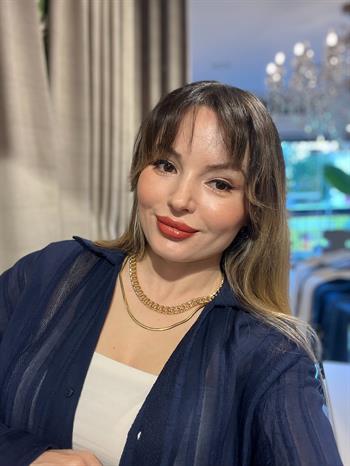 Lacivert Transparan Salaş Gömlek