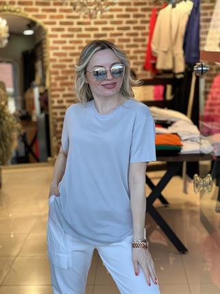 Lazer Kesim Tensel Tişört