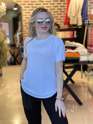 Lazer Kesim Tensel Tişört