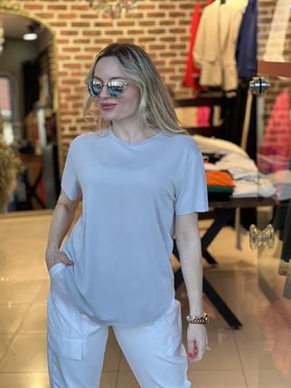 Lazer Kesim Tensel Tişört