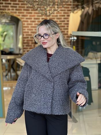 Malmö Kıvırcık Gri Ceket