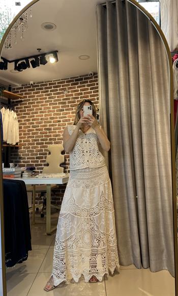 Natural Brodeli Maksi Boy Etek