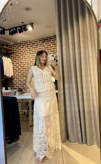 Natural Brodeli Maksi Boy Etek