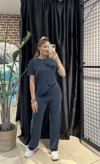 Orijinal Marka Modeli Lacivert Eşofman Takım