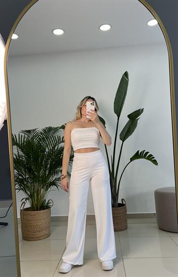 Oysho Kumaş Ekru Eşofman