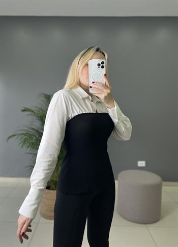 Triko Büstiyerli Gömlek