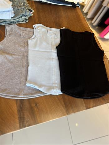 U Yaka Full Likralı Gri Atlet