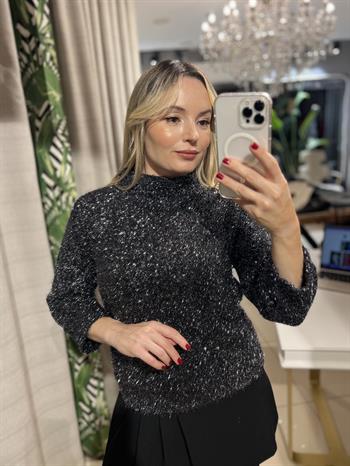 Yumuşak Dokulu Simli Kazak