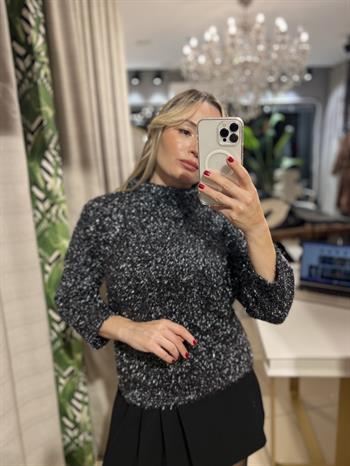 Yumuşak Dokulu Simli Kazak