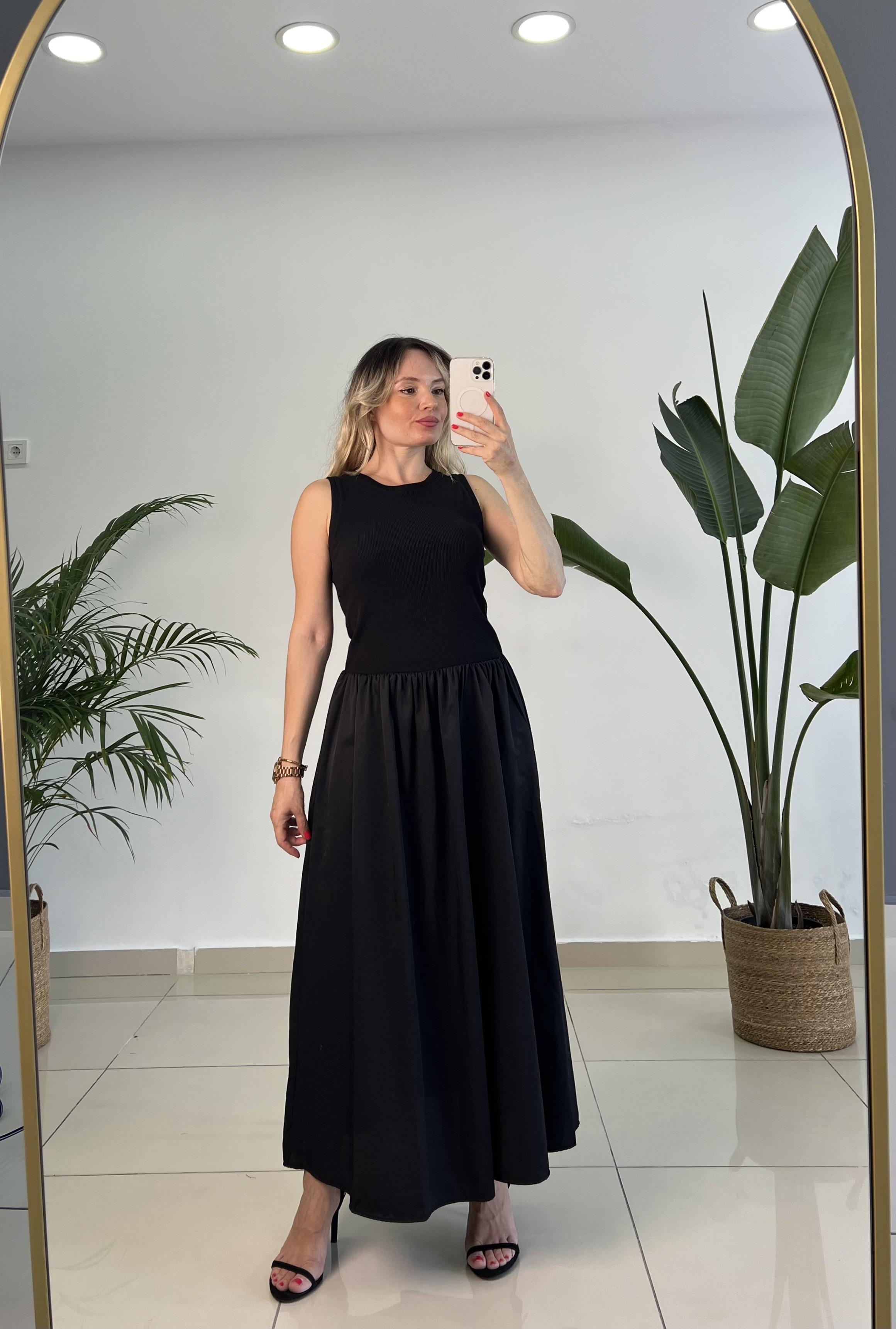 Orijinal Marka Modeli Siyah Elbise