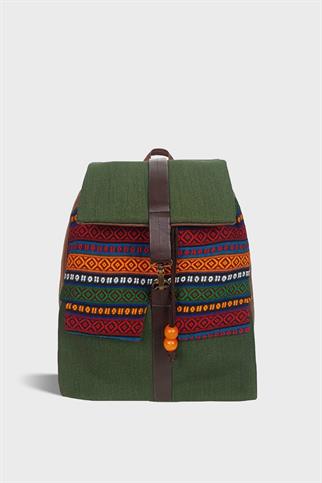 Cepli Yeşil Trabzon Sırt Çantası