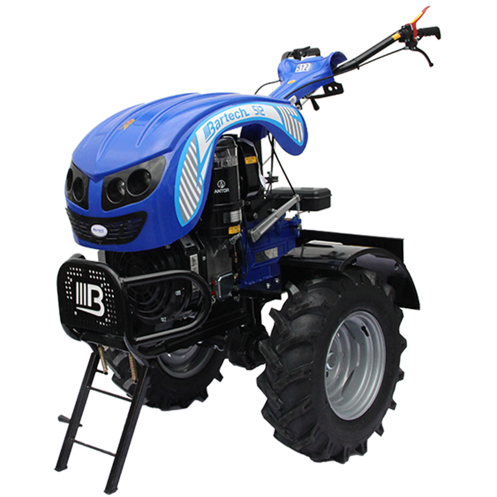 Bartech 512 Dizel Marşlı/İpli Çapalama Makinesi 12 HP